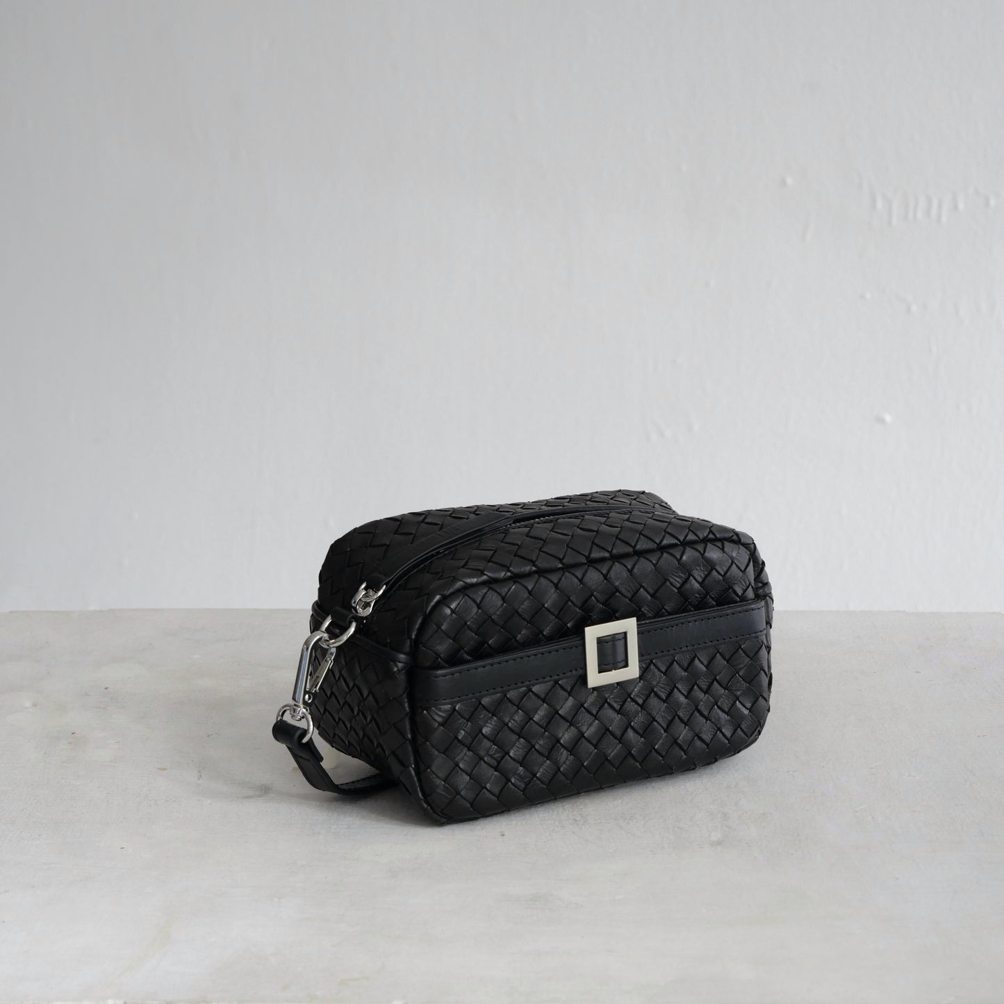 Camera bag in charcoal black