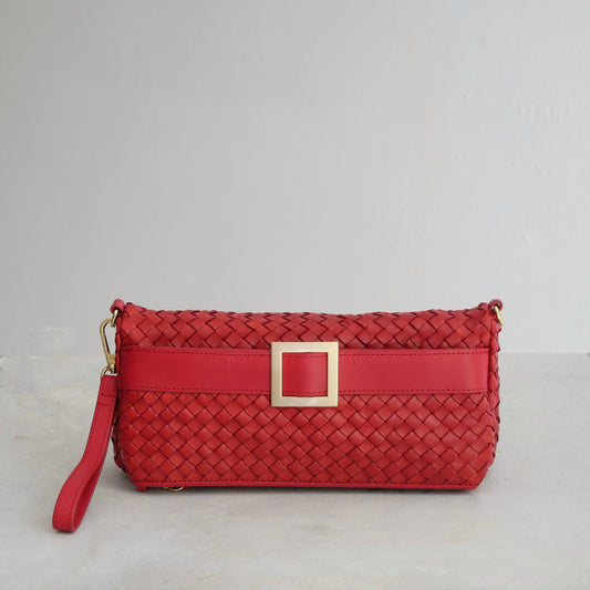 The Quintessential bag in chili red