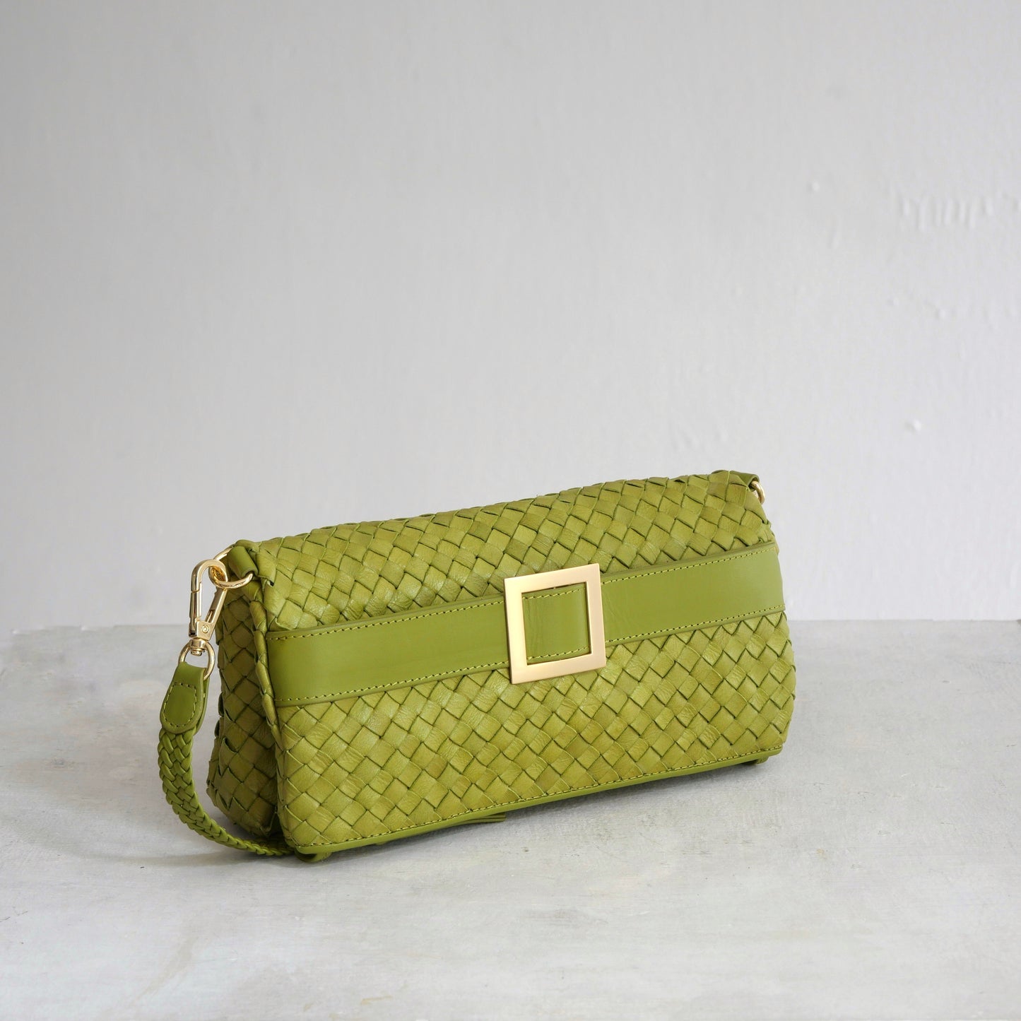 The Quintessential bag in pistachio green